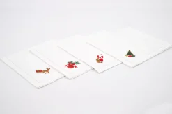 Flamant Karoli, Servet, Borduurwerk, Set Van 4^ Eetkamer- En Keukentextiel