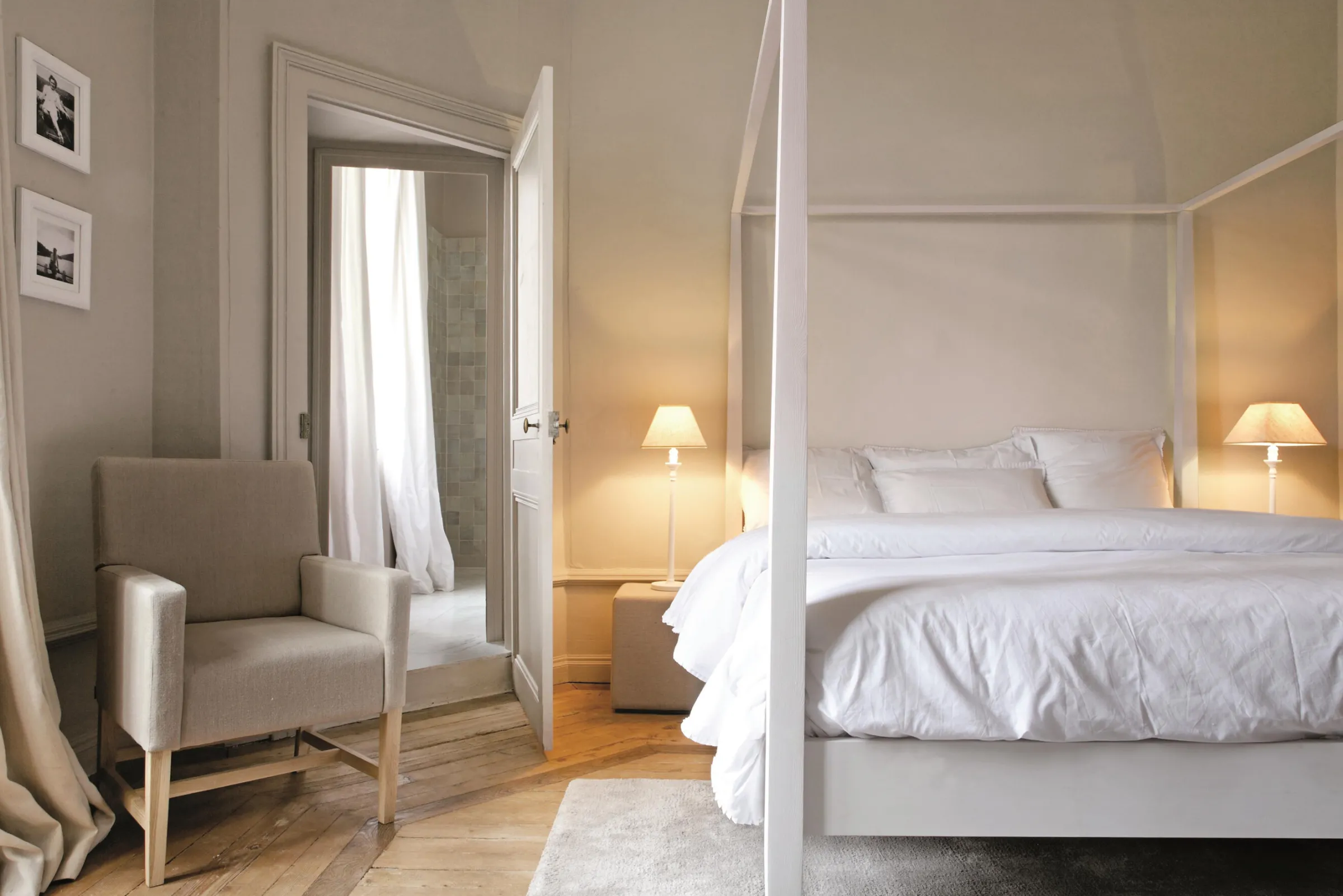 Flamant Krijtgrijs^ Wit