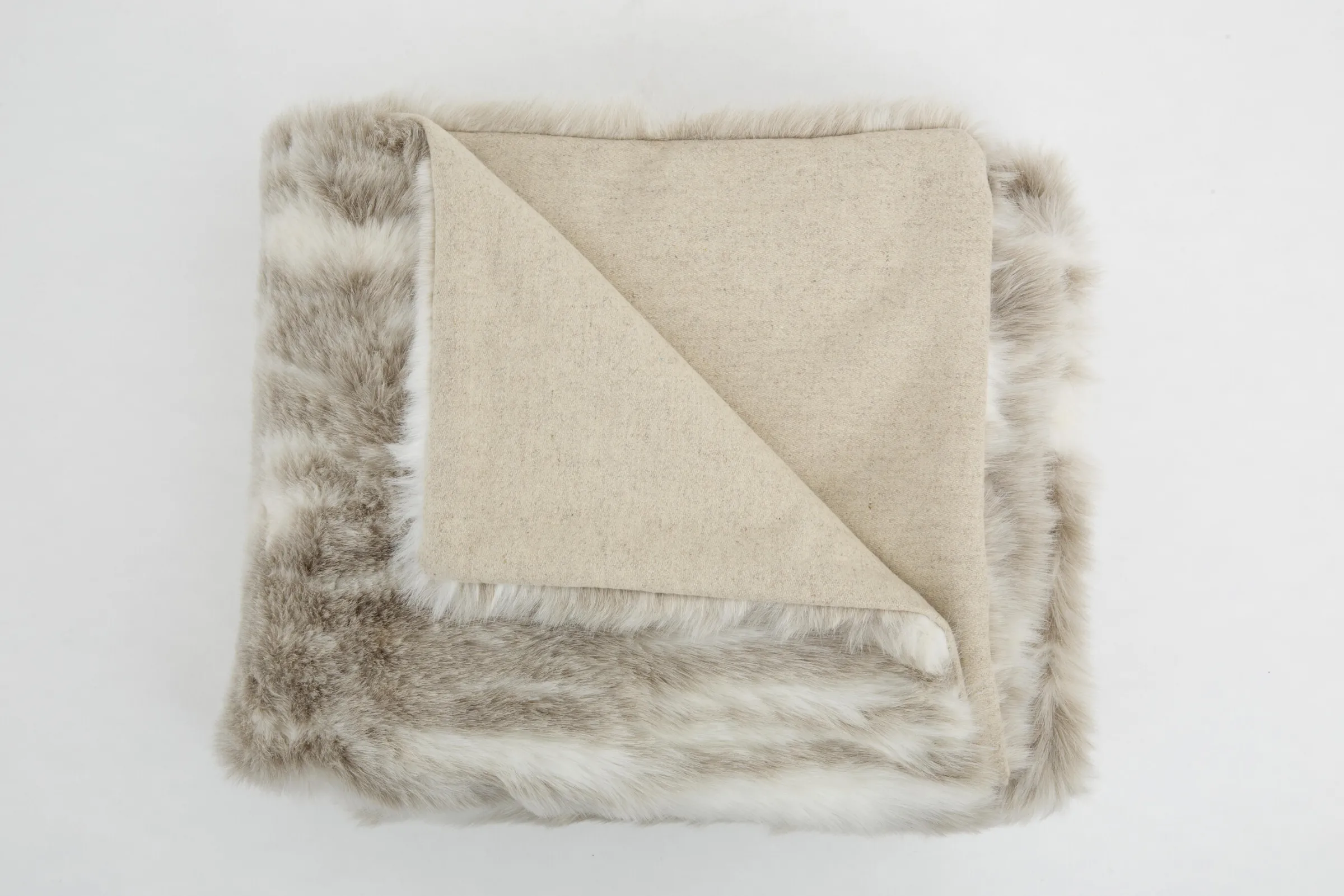 Flamant Larkin, Plaid, Namaakbont^ Huishoudelijke Textiel