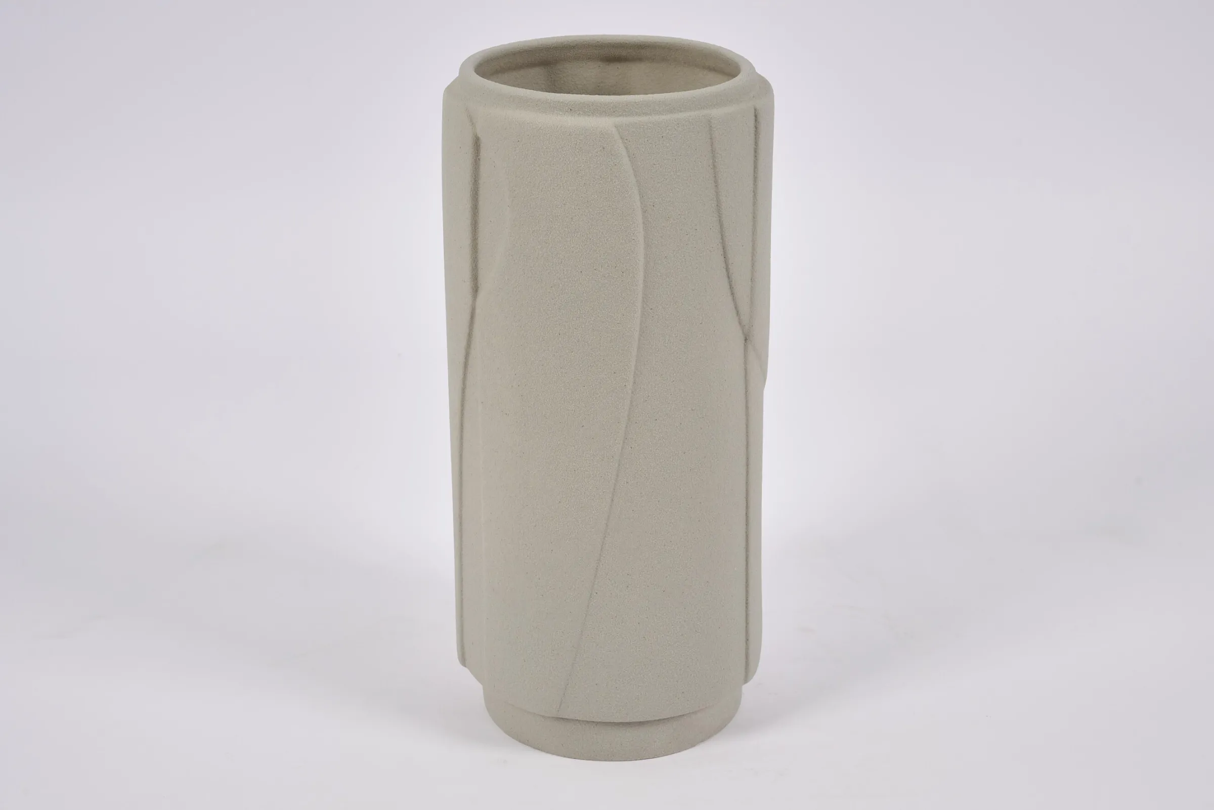 Flamant Laurena, Vaas, Keramiek, Grijs, L^ Decoratie