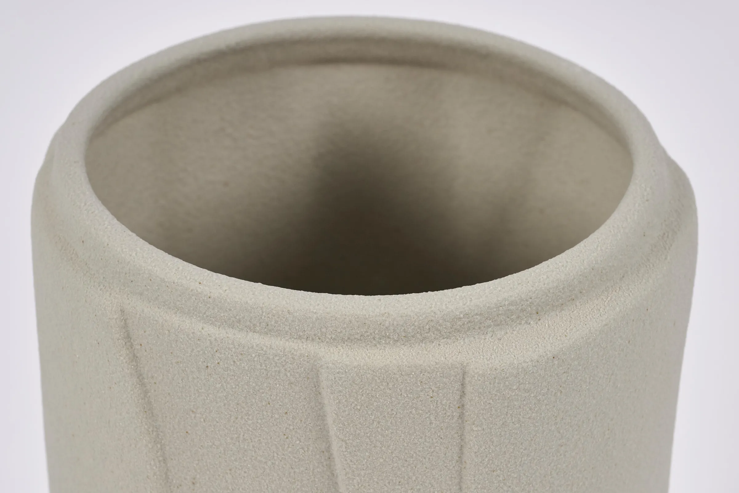 Flamant Laurena, Vaas, Keramiek, Grijs, L^ Decoratie