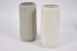 Flamant Laurena, Vaas, Keramiek, Grijs, L^ Decoratie