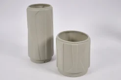 Flamant Laurena, Vaas, Keramiek, Grijs, L^ Decoratie