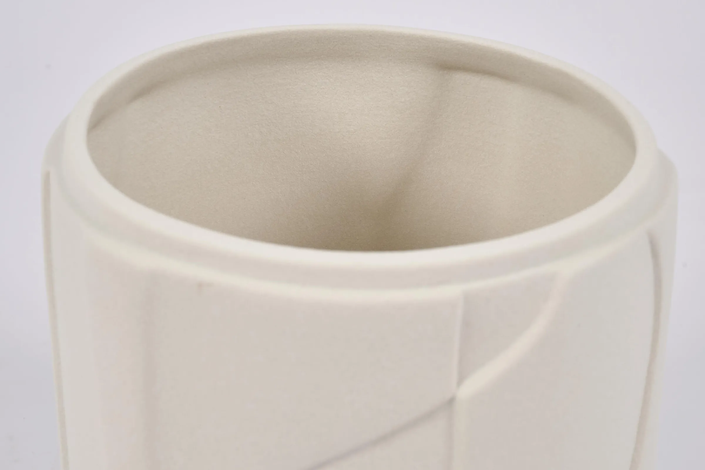 Flamant Laurena, Vaas, Keramiek, Latte, S^ Decoratie