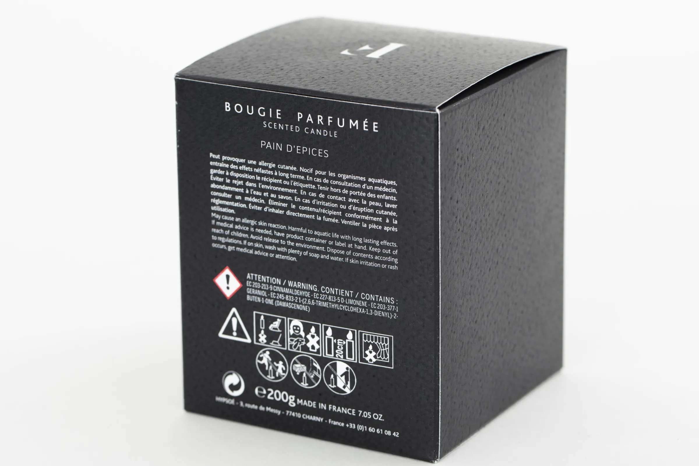 Flamant Lin, Geurkaars, Pain D'Epices^ Decoratie