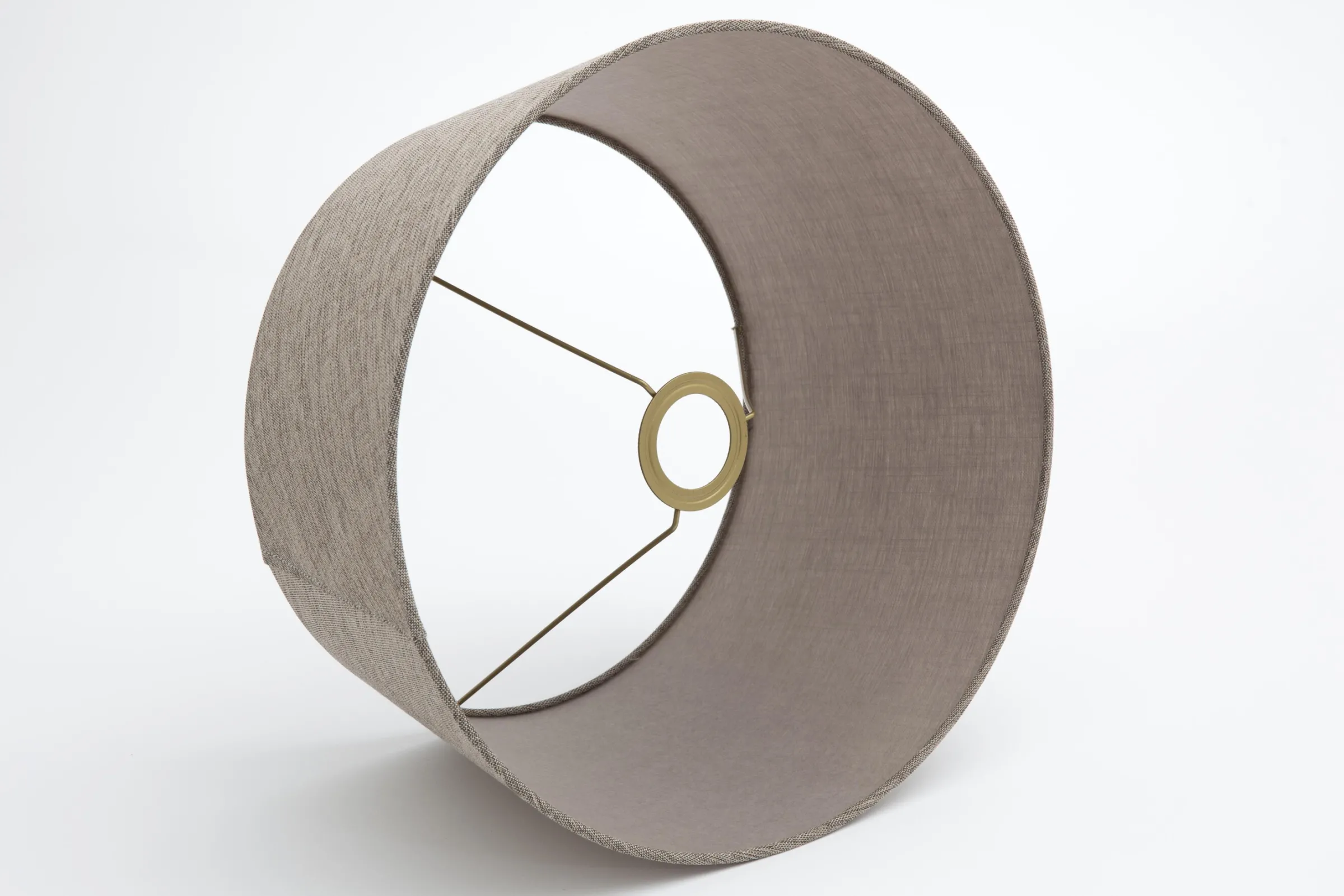 Flamant Lindro, Lampenkap, Naturel En Grijs, Cilinder, 35 Cm^ Verlichting