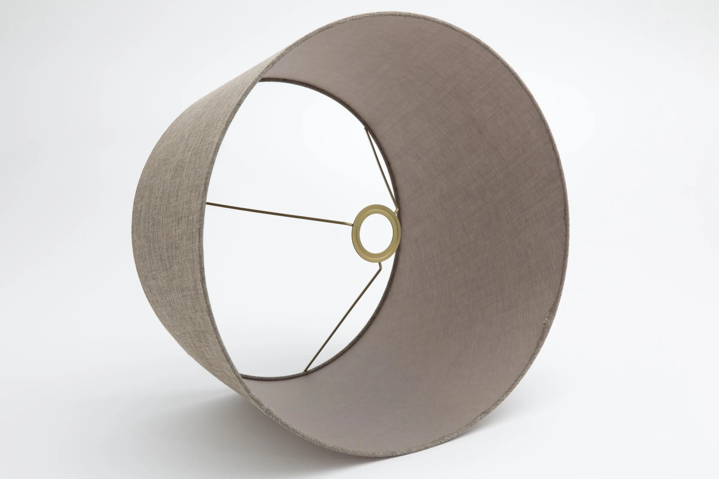 Flamant Lindro, Lampenkap, Naturel En Grijs, Cilinder, 45 Cm^ Verlichting