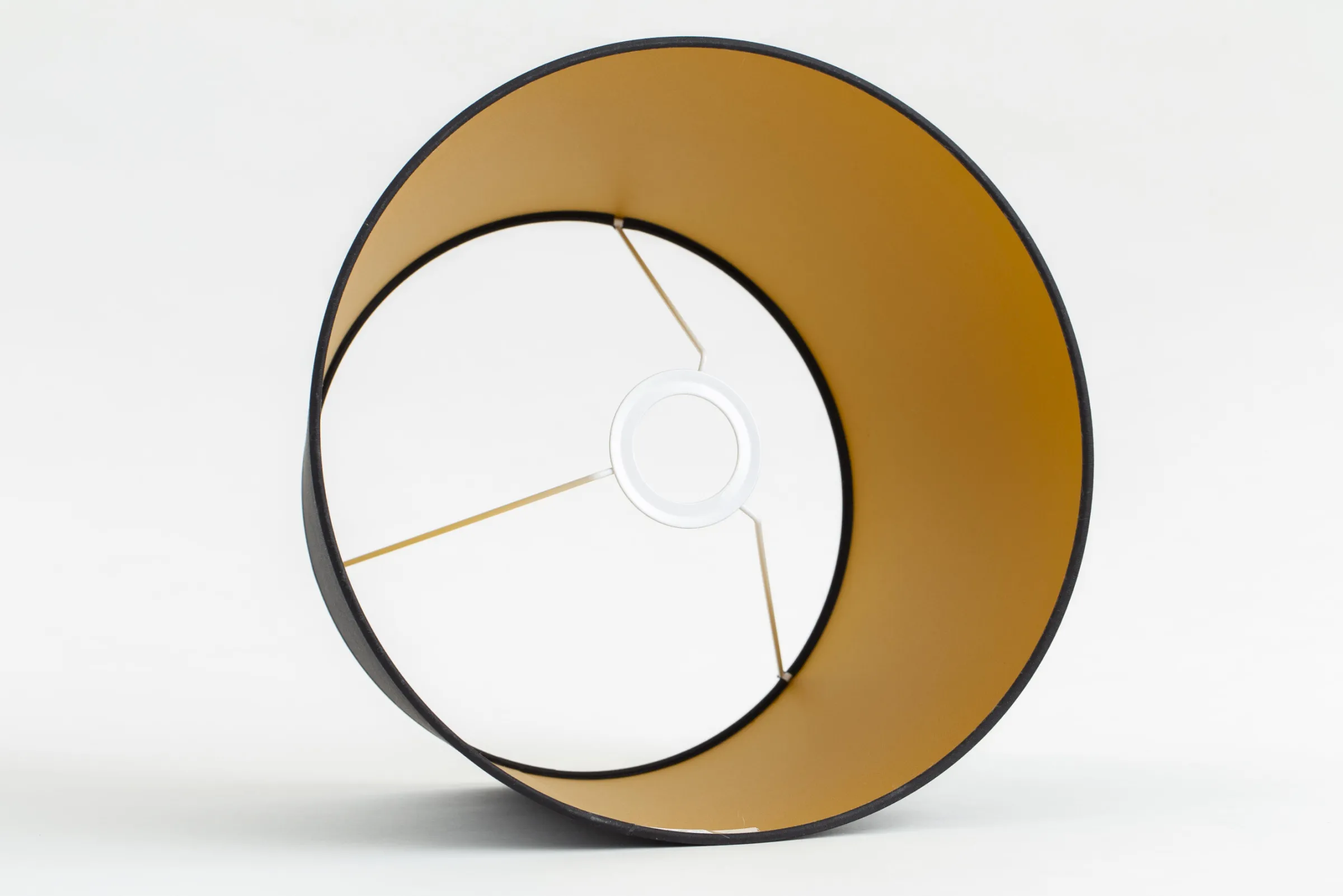 Flamant Lindro, Lampenkap, Zwart En Goud, Cilinder, 30 Cm^ Verlichting