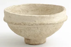 Flamant Lyme, Kom, Papier-Mache, L^ Decoratie