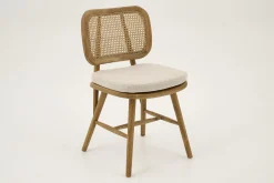 Flamant Lynn, Stoel, Eiken, Riet, Met Kussen^ Stoelen