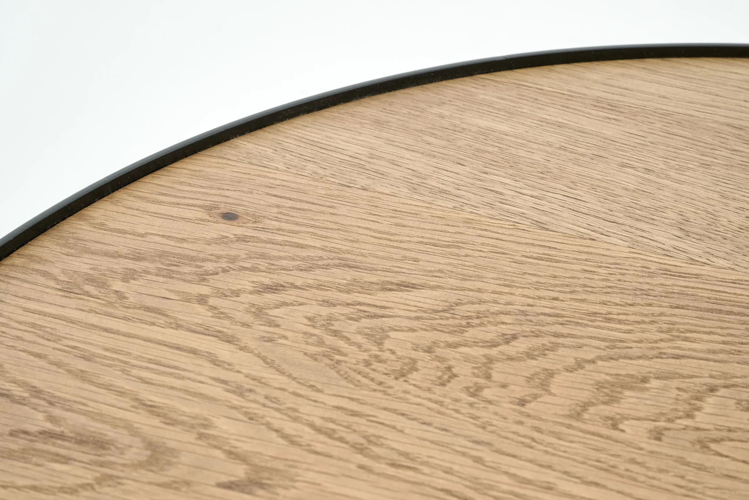 Flamant Madison, Bijzettafel, Eiken En Metaal, Rond, 60 Cm, Lichtbruin^ Koffie Tafels