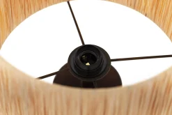 Flamant Maeve, Tafellamp Met Kap, Hout En Raffia^ Verlichting