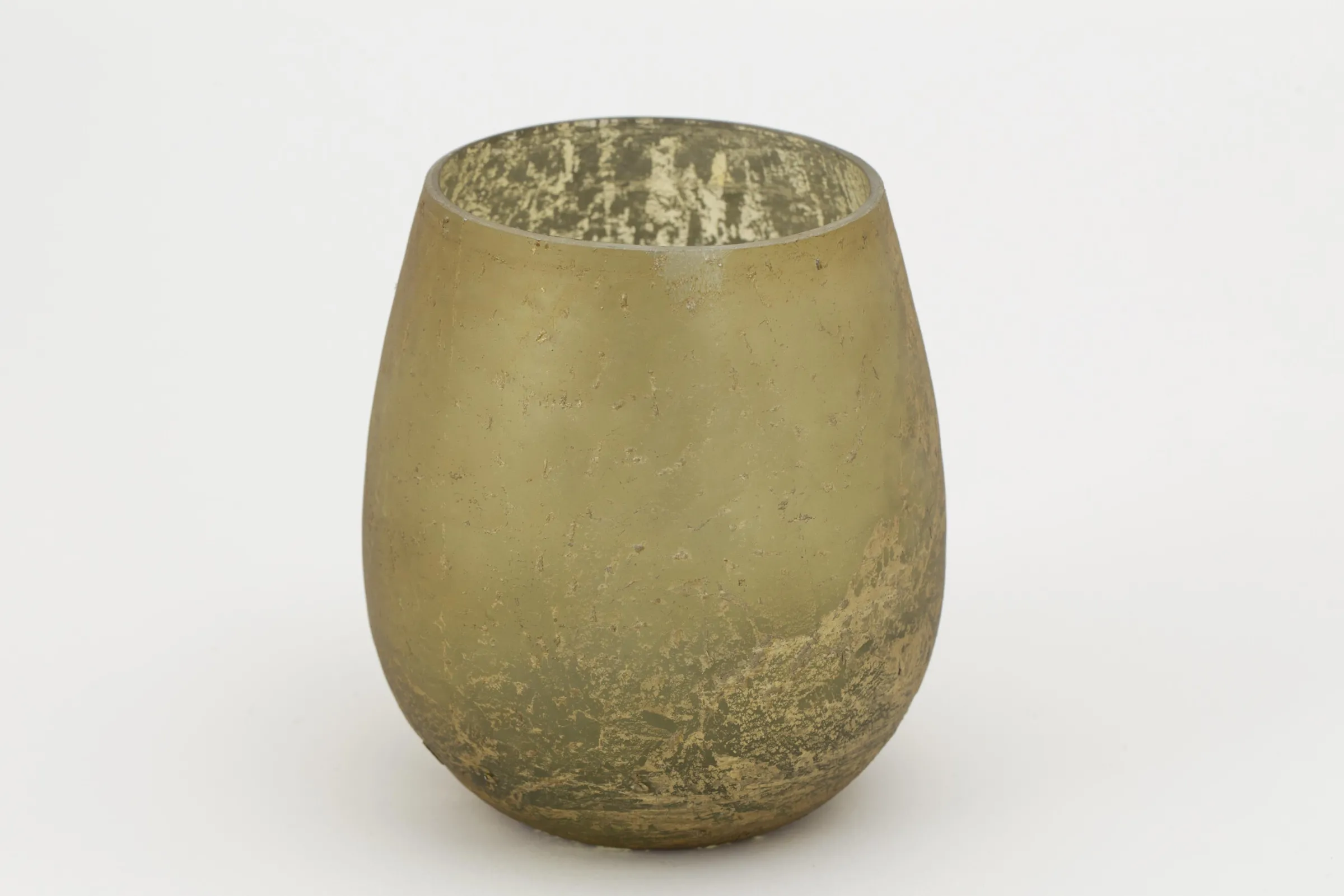 Flamant Malea, Theelichthouder, Glas, Geel, M^ Decoratie