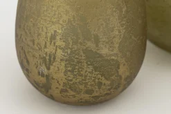 Flamant Malea, Theelichthouder, Glas, Geel, M^ Decoratie