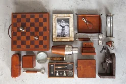 Flamant Manhattan, Cocktailjigger, Bruin Leer^ Accessoires