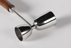 Flamant Manhattan, Cocktailjigger, Bruin Leer^ Accessoires