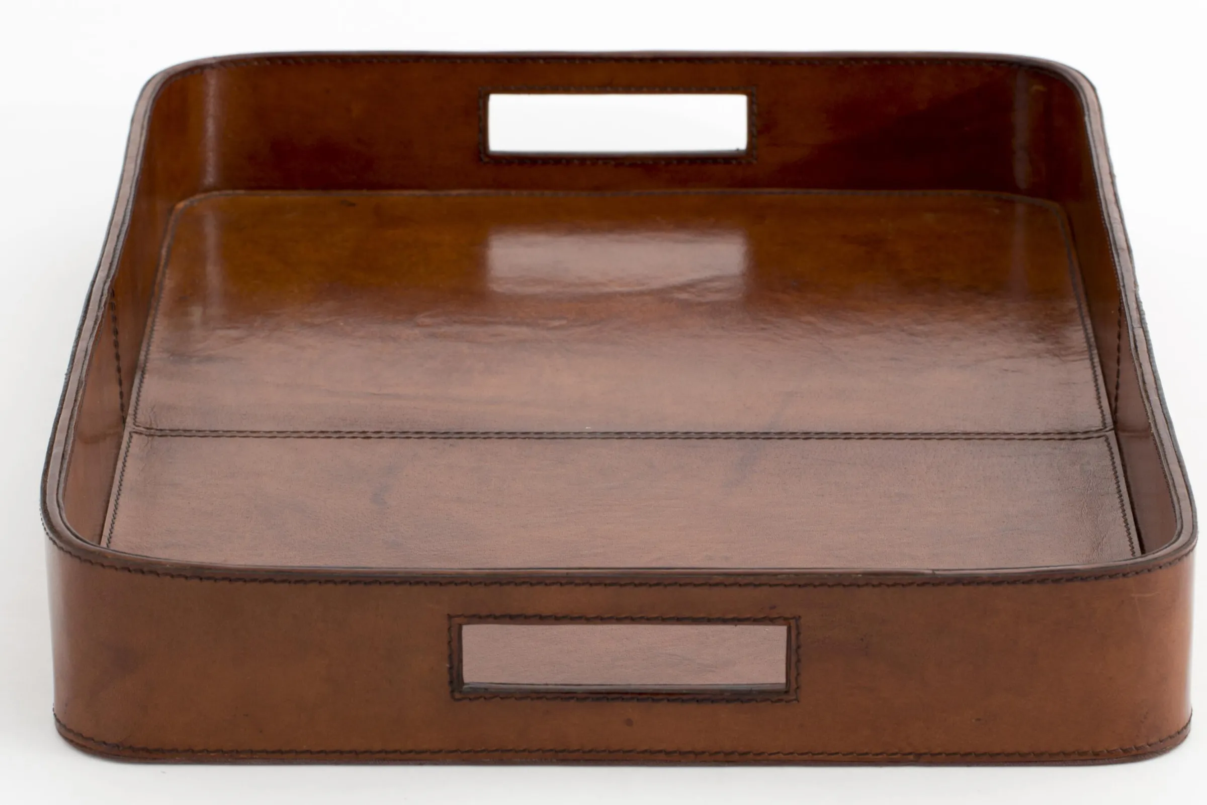 Flamant Manhattan, Dienblad, Bruin Leer^ Accessoires