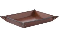 Flamant Manhattan, Dienblad, Bruin Leer, S^ Accessoires