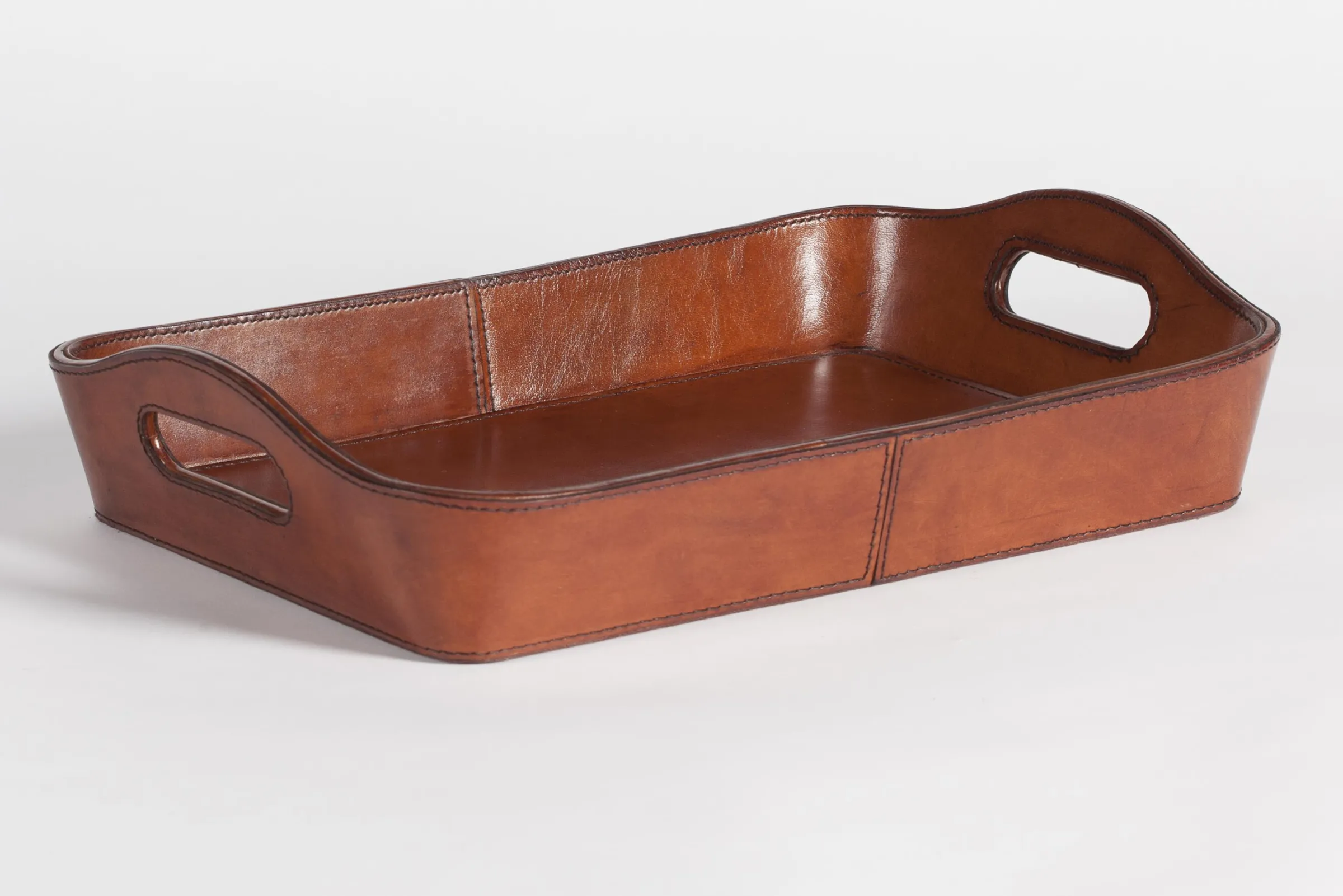 Flamant Manhattan, Dienblad, Bruin Leer^ Accessoires