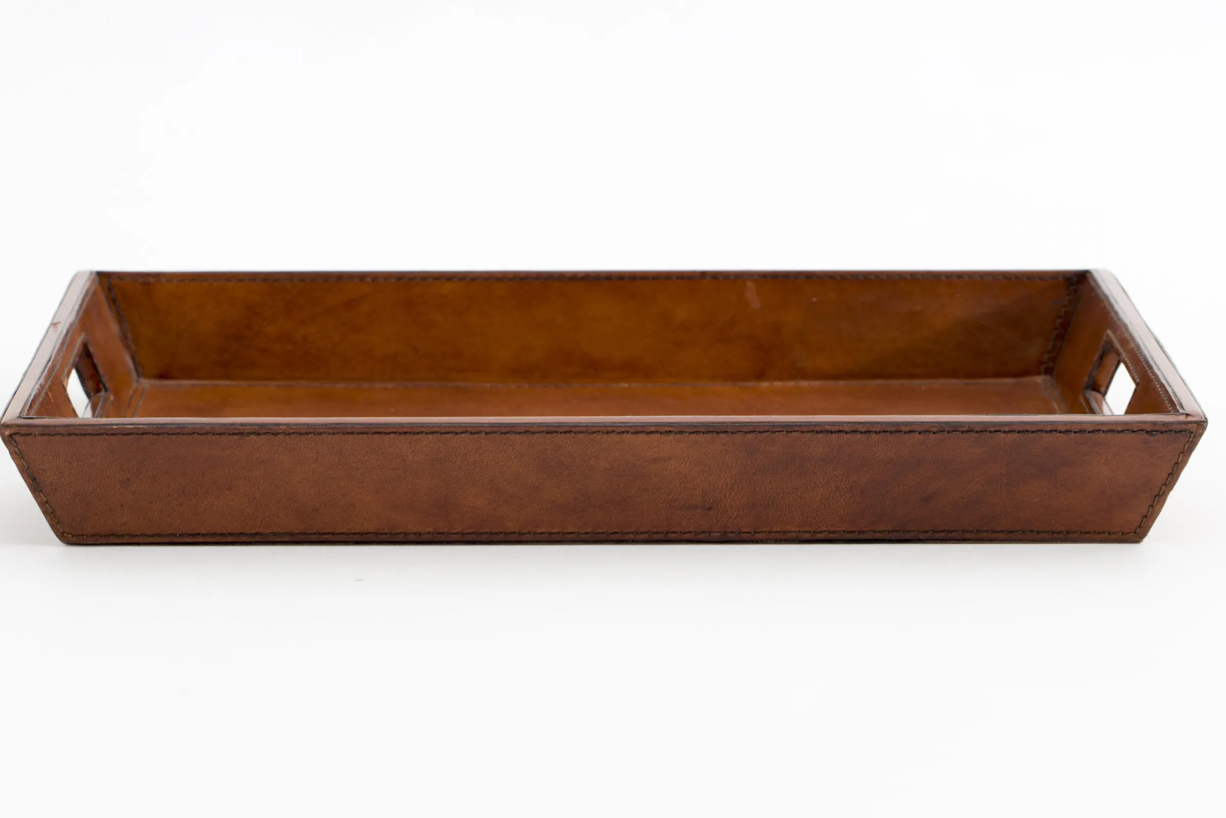 Flamant Manhattan, Dienblad, Bruin Leer^ Accessoires