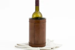 Flamant Manhattan, Flessenhouder, Bruin Leer^ Accessoires