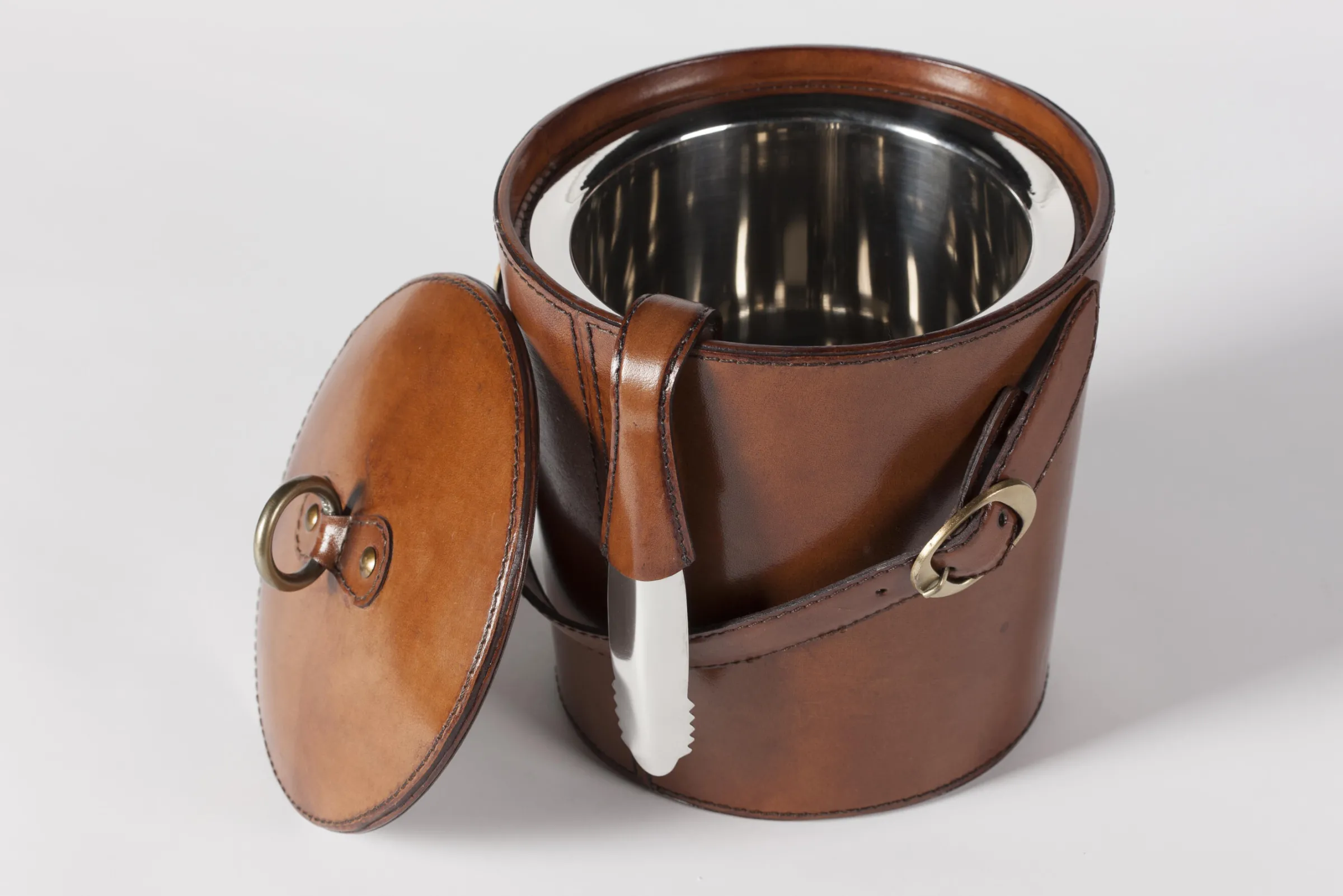 Flamant Manhattan, Ijsemmer, Bruin Leer^ Accessoires