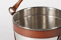 Flamant Manhattan, Wijnkoeler, Bruin Leren Handvat^ Moederdag