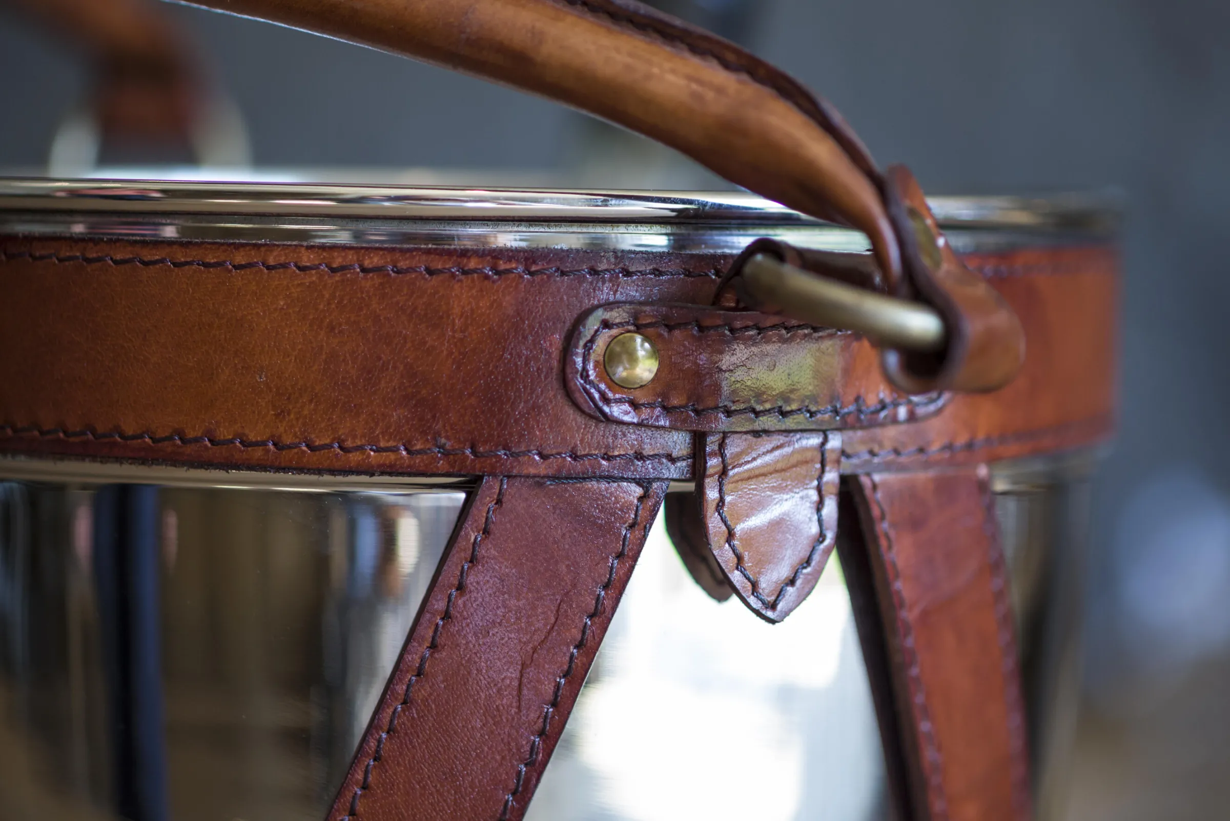 Flamant Manhattan, Wijnkoeler, Bruin Leren Handvat^ Moederdag