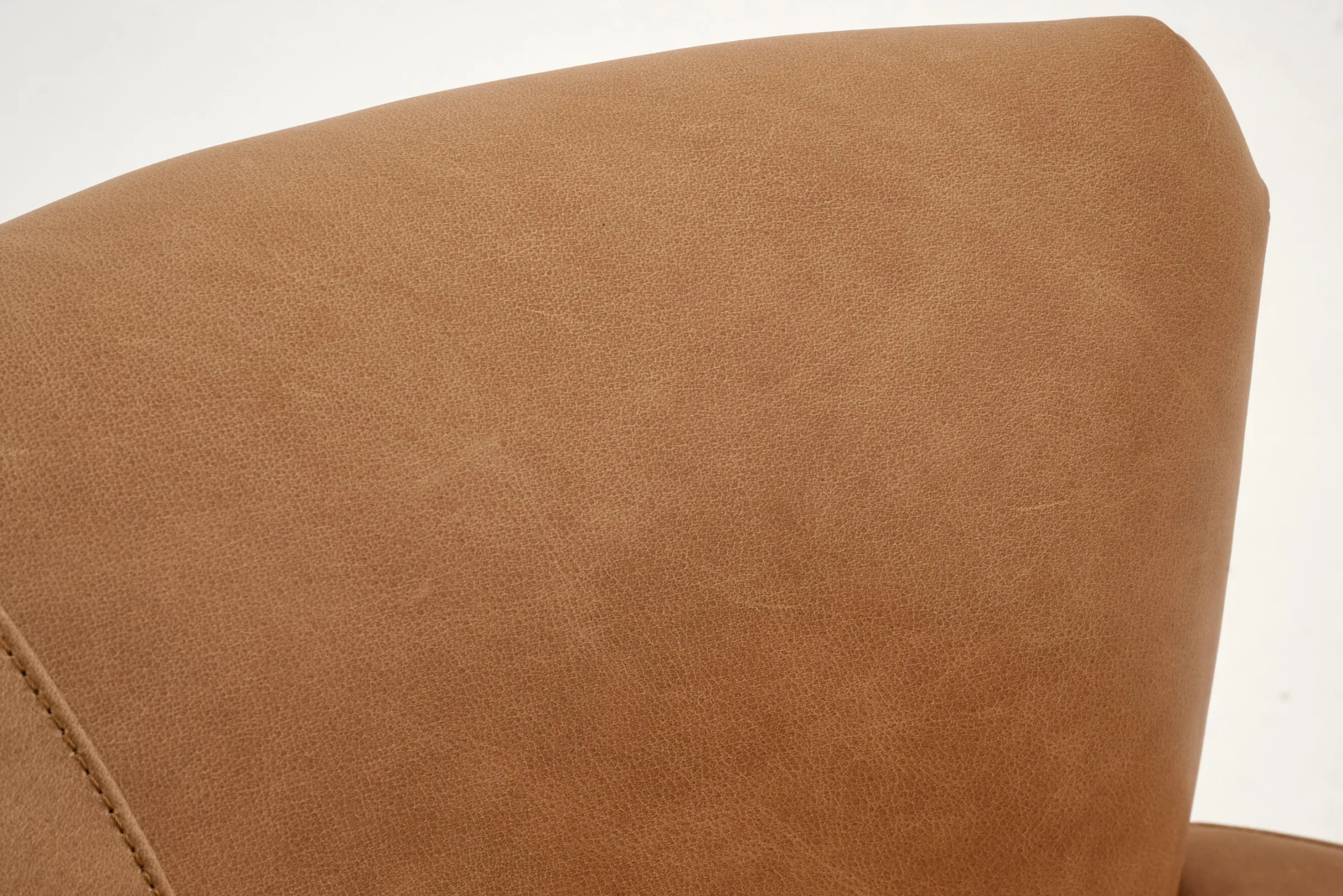 Flamant Marchetti, Fauteuil, Leer Cognoac, Draaibaar^ Banken