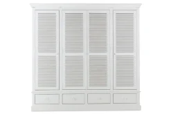 Flamant Marie, Kledingkast, Wit, 4 Deuren^ Kasten