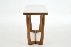 Flamant Marnix, Consoletafel, Eiken En Steen^ Koffie Tafels