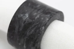 Flamant Maureen, Servetring, Marmer, Zwart^ Accessoires