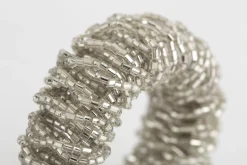 Flamant Meina, Servetring, Kralen, Zilver^ Accessoires