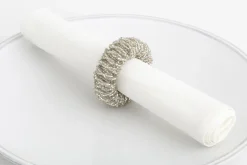 Flamant Meina, Servetring, Kralen, Zilver^ Accessoires