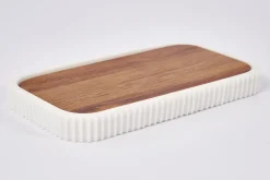 Flamant Muriel, Dienblad, Wit^ Decoraties