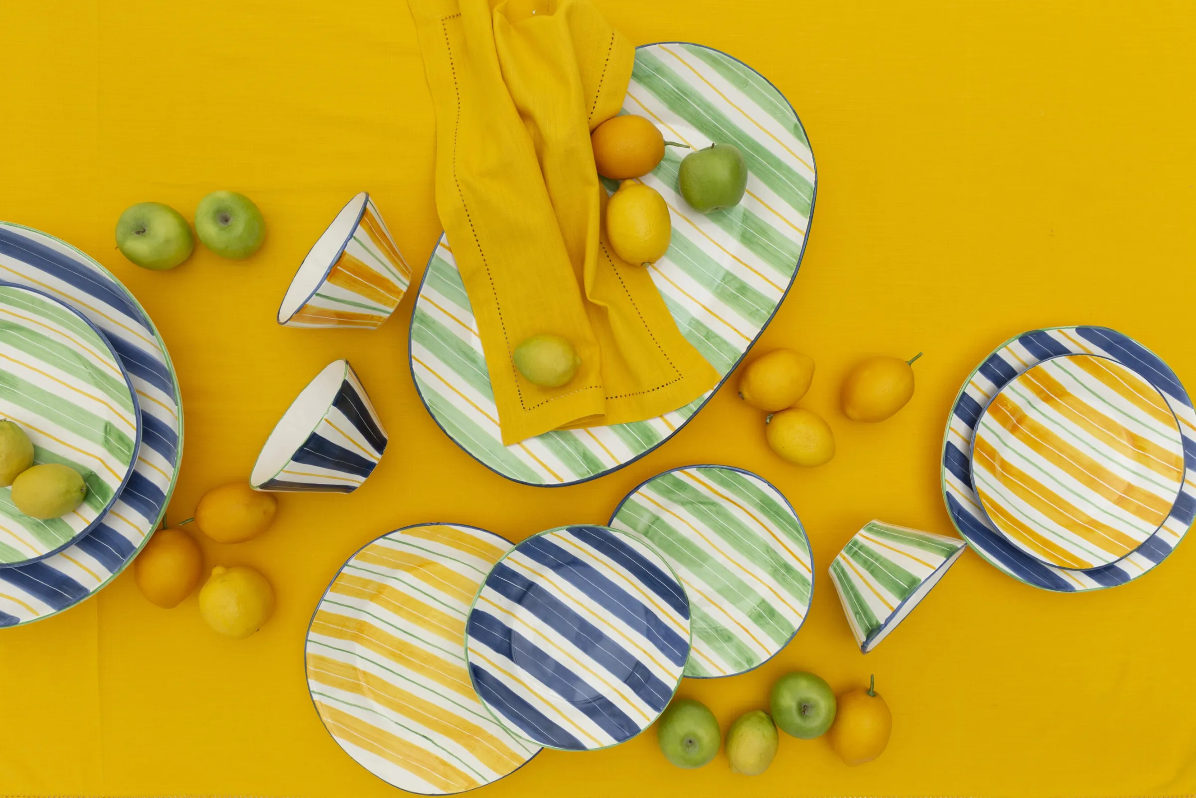 Flamant Nanna, Bord, 23 Cm, Geel^ Borden, Borden En Kommen