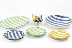 Flamant Nanna, Kom, Blauw^ Borden, Borden En Kommen