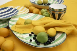 Flamant Nanna, Serveerbord, Groen, Ovaal^ Borden, Borden En Kommen