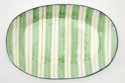 Flamant Nanna, Serveerbord, Groen, Ovaal^ Borden, Borden En Kommen