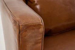 Flamant Nelia, Fauteuil, Leer Cognoac, Draaibaar^ Banken