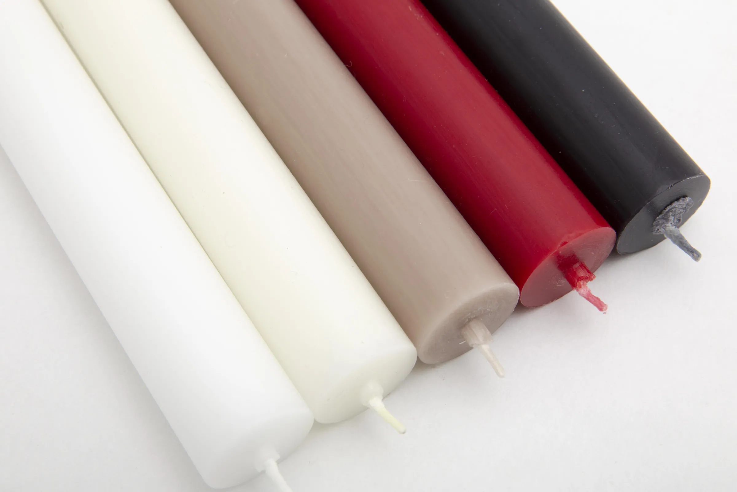 Flamant Nell, Tafelkaars, Kleur Rood, Set Van 4^ Decoratie