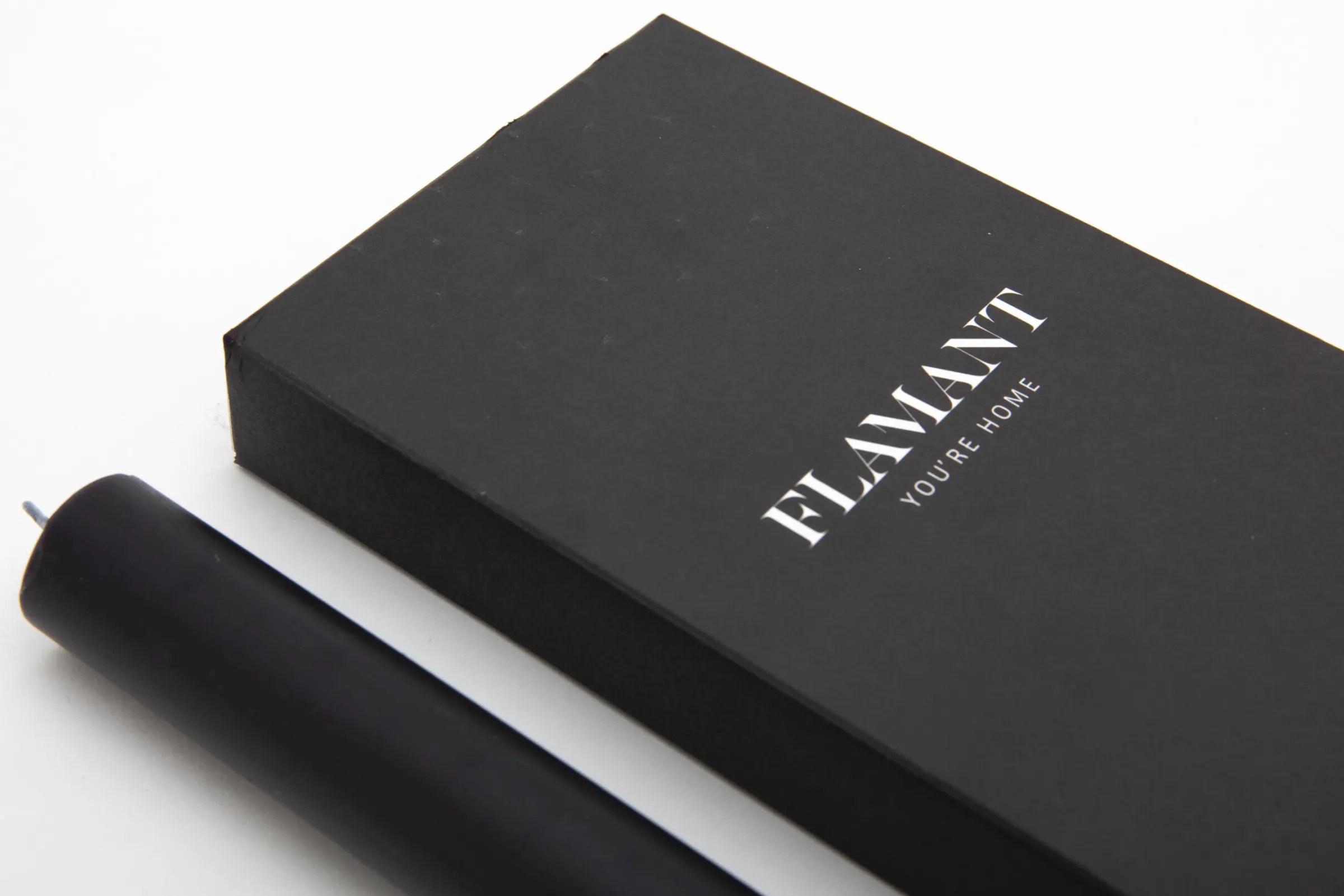 Flamant Nell, Tafelkaars, Kleur Zwart, Set Van 4^ Decoratie