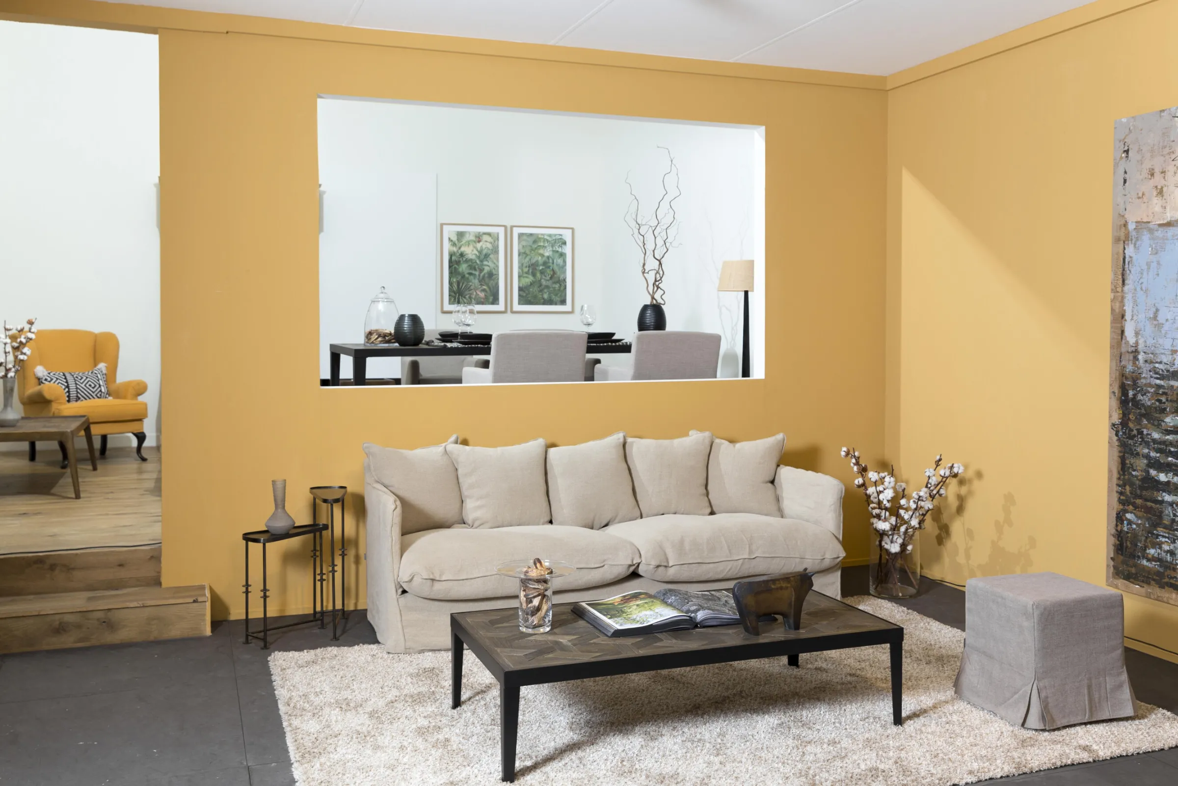 Flamant Panama^ Geel Oranje