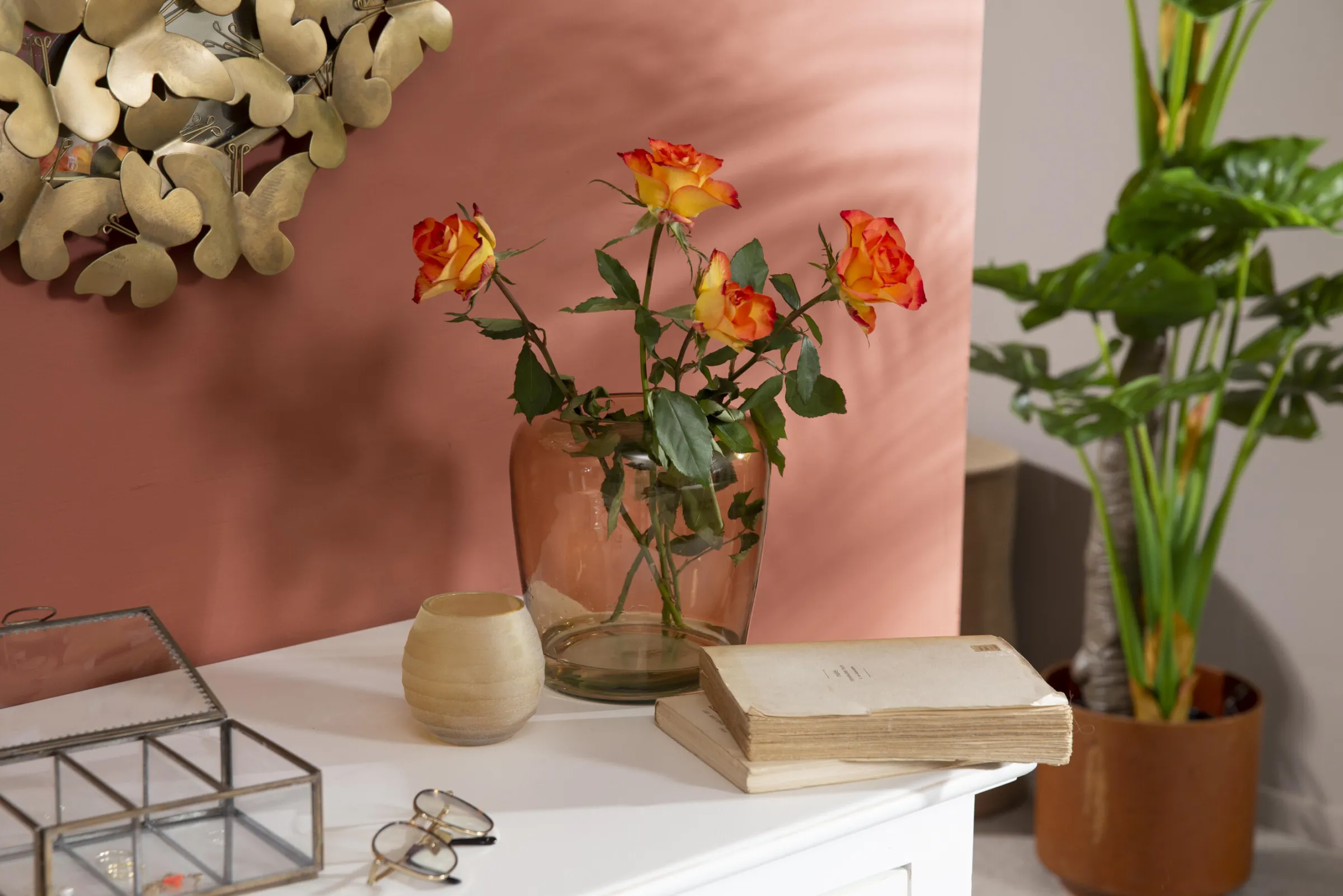 Flamant Phileas, Theelichthouder, Glas^ Decoratie