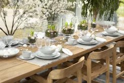 Flamant Phills, Servet, Wit, Set Van 6^ Eetkamer- En Keukentextiel