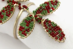 Flamant Rawas, Servetring, Kralen, Blad^ Accessoires