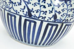 Flamant Redding, Potiche, Blauw/Wit^ Decoratie