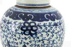 Flamant Redding, Potiche, Blauw/Wit^ Decoratie