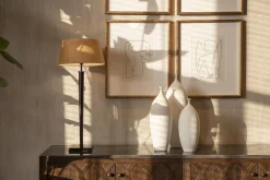 Flamant Regina, Vaas, Keramiek, Wit, Model 2^ Decoratie