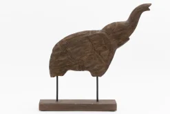 Flamant Remi, Olifant, Hout^ Decoratie